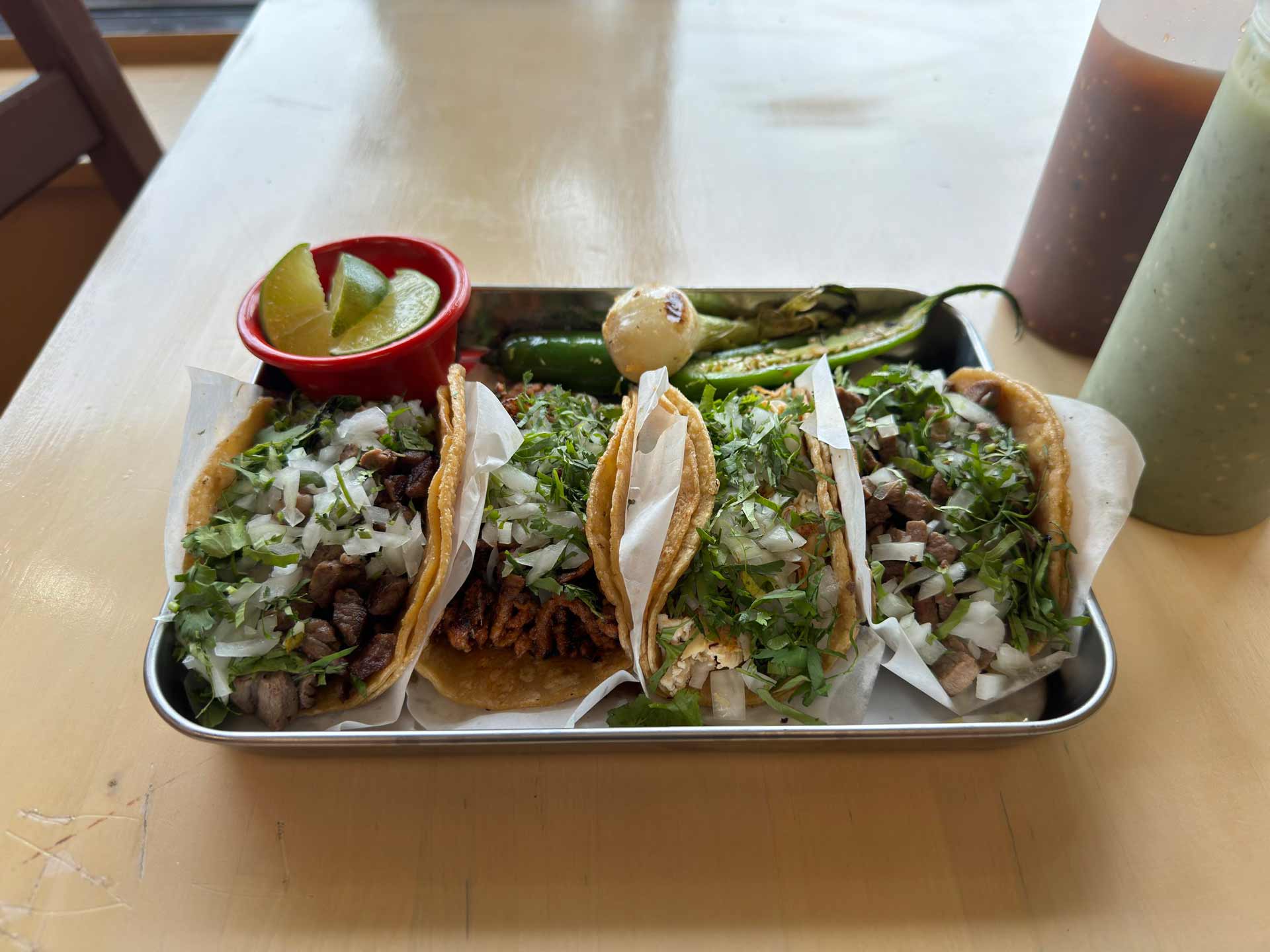  Tacos de Chicharron 